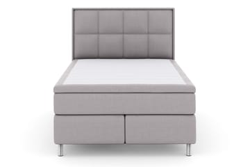 Select No 6 Komplett Sängpaket 140x200 Fast Watergel - Ljusgrå/Metall - Products - Möbler - Säng - Kontinentalsäng