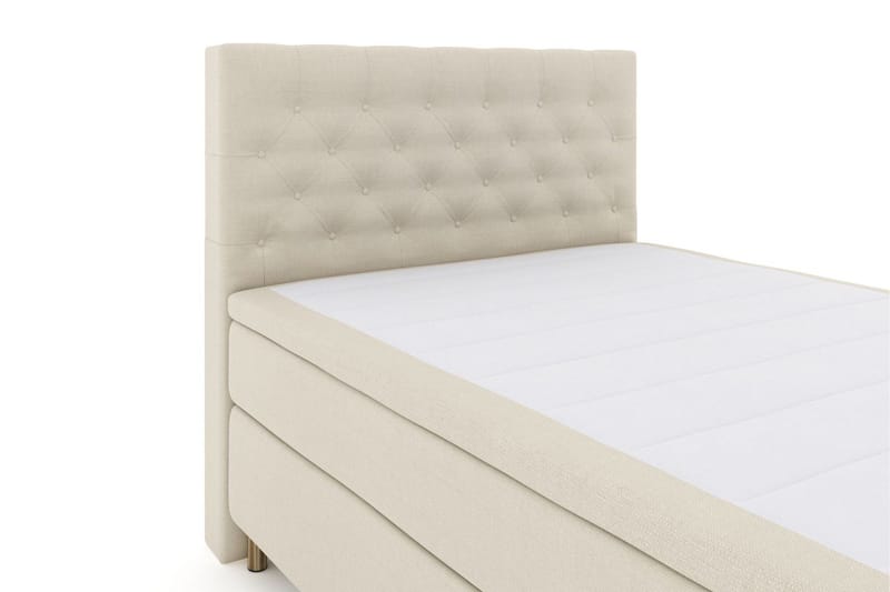 Select No 6 Komplett Sängpaket 140x200 Fast/Medium Watergel - Beige/Koppar - Products - Möbler - Säng - Kontinentalsäng