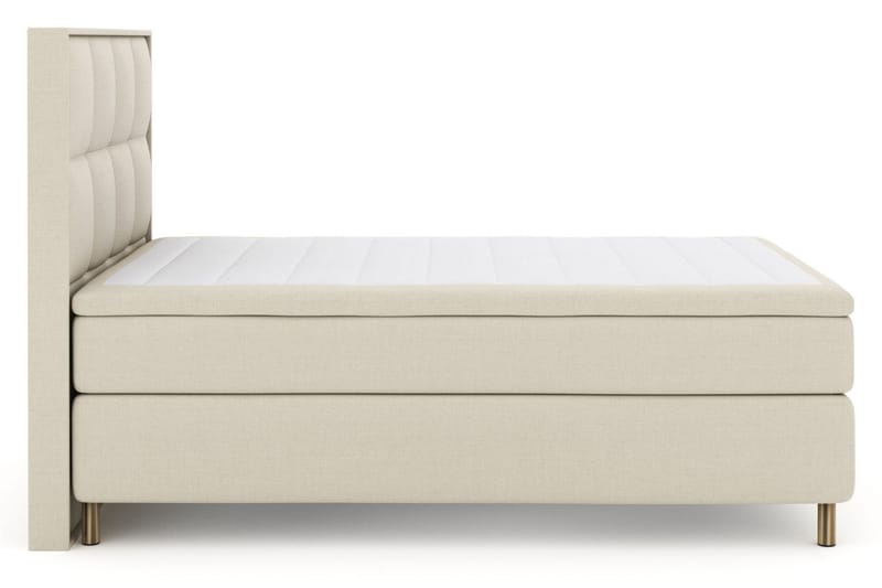 Select No 6 Komplett Sängpaket 140x200 F/M Latex/Memory - Beige/Koppar - Products - Möbler - Säng - Kontinentalsäng