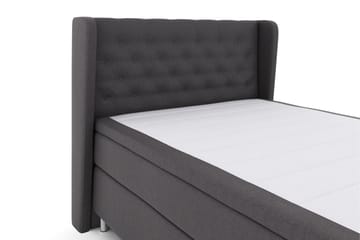 Select No 6 Komplett Sängpaket 140x200 F/M Memory/Pocket - Mörkgrå/Metall - Products - Möbler - Säng - Kontinentalsäng