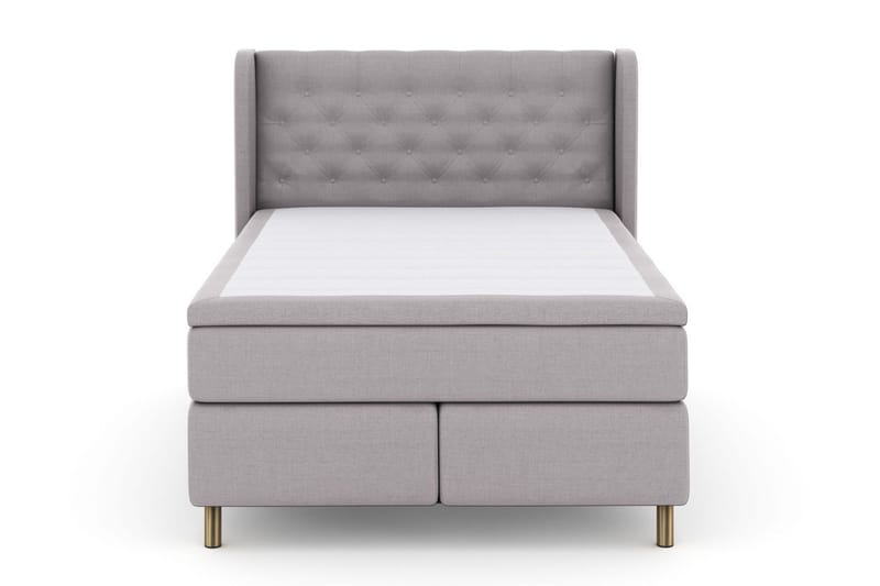 Select No 6 Komplett Sängpaket 140x200 Medium Latex/Memory - Ljusgrå/Koppar - Products - Möbler - Säng - Kontinentalsäng