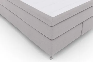 Select No 6 Komplett Sängpaket 140x200 Medium Latex/Memory - Ljusgrå/Silver - Products - Möbler - Säng - Kontinentalsäng