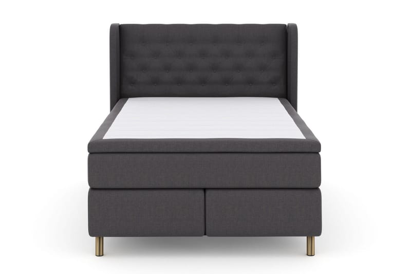 Select No 6 Komplett Sängpaket 140x200 Medium Latex/Memory - Mörkgrå/Koppar - Products - Möbler - Säng - Kontinentalsäng