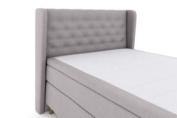Select No 6 Komplett Sängpaket 140x200 Medium Memory/Pocket - Ljusgrå/Koppar - Products - Möbler - Säng - Kontinentalsäng
