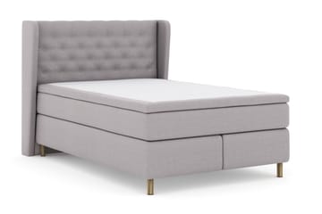 Select No 6 Komplett Sängpaket 140x200 Medium Memory/Pocket - Ljusgrå/Koppar - Products - Möbler - Säng - Kontinentalsäng