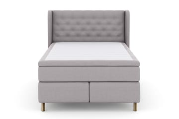 Select No 6 Komplett Sängpaket 140x200 Medium Memory/Pocket - Ljusgrå/Koppar - Products - Möbler - Säng - Kontinentalsäng