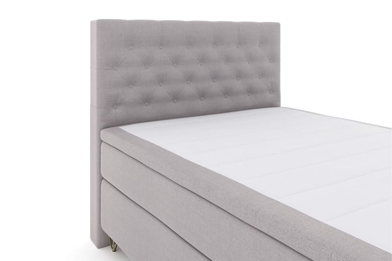 Select No 6 Komplett Sängpaket 140x200 Medium Watergel - Ljusgrå/Metall V-form - Products - Möbler - Säng - Kontinentalsäng