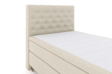 Select No 6 Kontinentalsäng 120x200 Fast Memory/Pocket - Beige/Metall V-Form - Products - Möbler - Säng - Enkelsäng