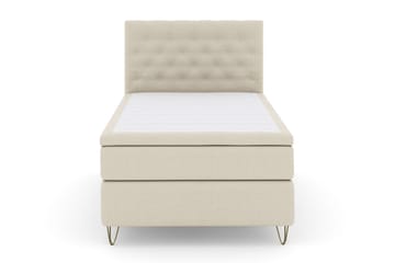 Select No 6 Kontinentalsäng 120x200 Medium Latex/Memory - Beige/Metall V-Form - Products - Möbler - Säng - Enkelsäng