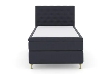 Select No 6 Kontinentalsäng 120x200 Medium Memory/Pocket - Blå/Guld - Products - Möbler - Säng - Enkelsäng