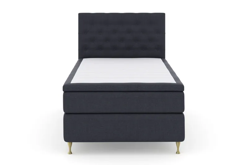 Select No 6 Kontinentalsäng 120x200 Medium Memory/Pocket - Blå/Guld - Products - Möbler - Säng - Enkelsäng