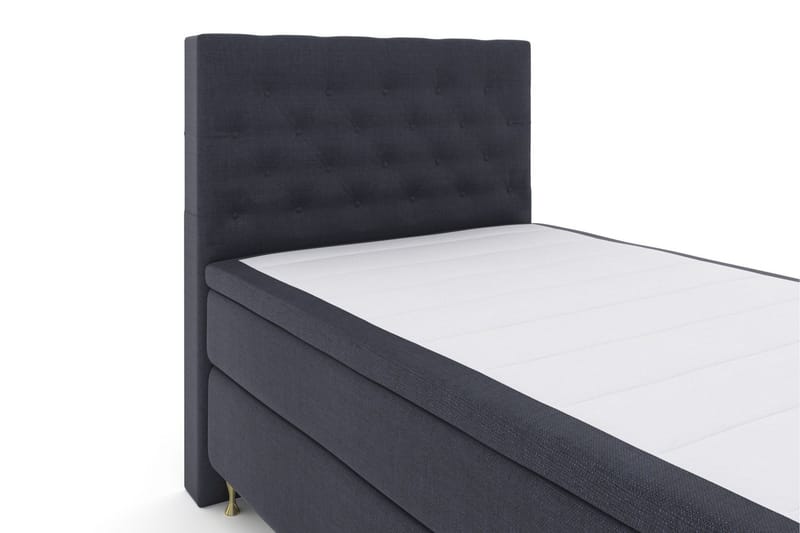 Select No 6 Kontinentalsäng 120x200 Medium Memory/Pocket - Blå/Guld - Products - Möbler - Säng - Enkelsäng