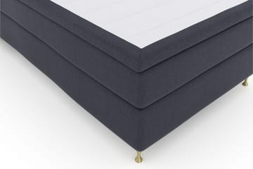 Select No 6 Kontinentalsäng 120x200 Medium Memory/Pocket - Blå/Guld - Products - Möbler - Säng - Enkelsäng