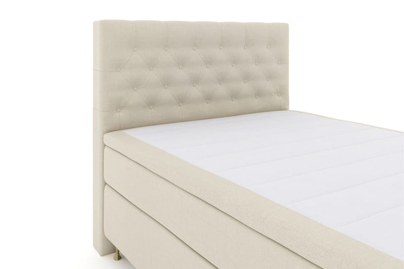 Select No 6 Kontinentalsäng 140x200 Fast Watergel - Beige/Guld - Products - Möbler - Säng - Kontinentalsäng