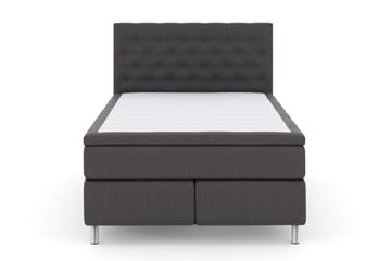 Select No 6 Kontinentalsäng 140x200 F/M Memory/Pocket - Mörkgrå/Metall - Products - Möbler - Säng - Kontinentalsäng