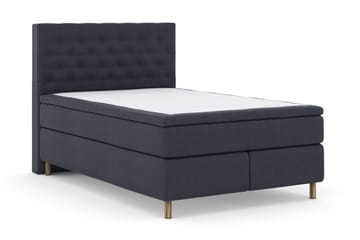 Select No 6 Kontinentalsäng 160x200 F/M Memory/Pocket - Blå/Metall - Products - Möbler - Säng - Kontinentalsäng