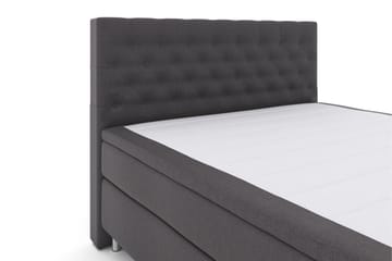 Select No 6 Kontinentalsäng 160x200 F/M Memory/Pocket - Mörkgrå/Metall - Products - Möbler - Säng - Kontinentalsäng