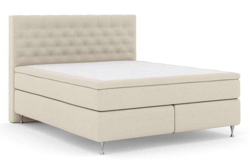Select No 6 Kontinentalsäng 180x200 Fast Memory/Pocket - Beige/Silver - Products - Möbler - Säng - Kontinentalsäng