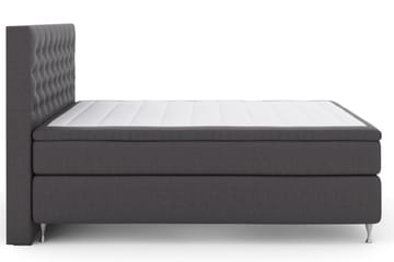 Select No 6 Kontinentalsäng 180x200 Fast Memory/Pocket - Mörkgrå/Silver - Products - Möbler - Säng - Kontinentalsäng