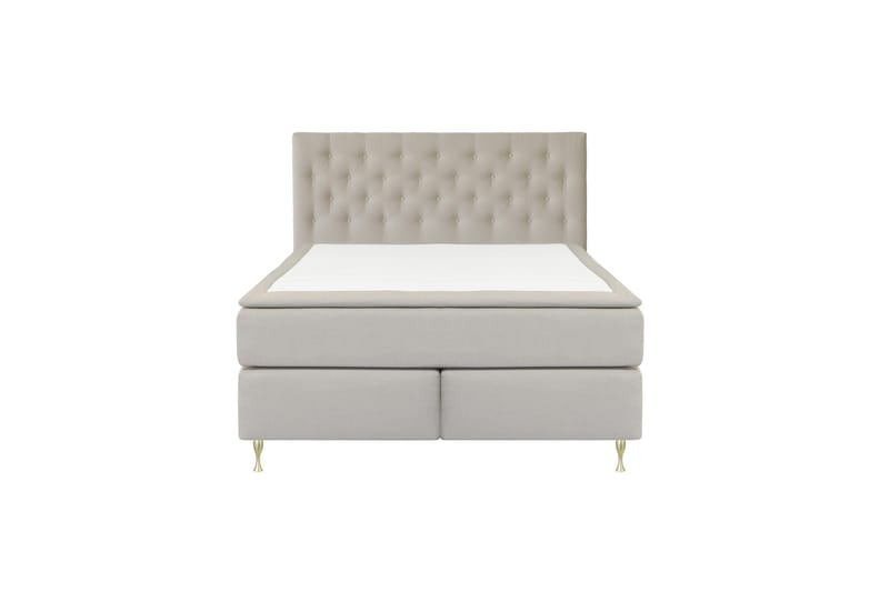 Select No 6 Kontinentalsäng 180x200 Fast/Medium Latex/Memory - Beige/Guld - Products - Möbler - Säng - Kontinentalsäng