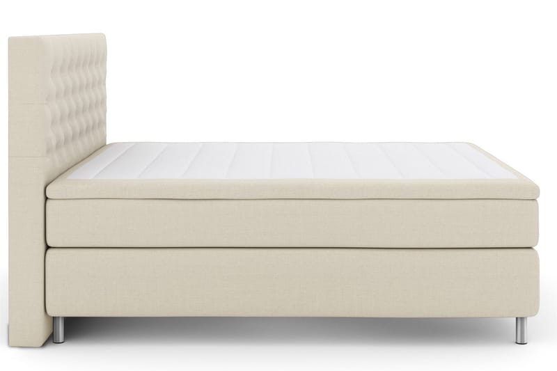 Select No 6 Kontinentalsäng 180x200 Medium Memory/Pocket - Beige/Metall - Products - Möbler - Säng - Kontinentalsäng