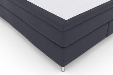 Select No 6 Kontinentalsäng 210x210 Fast/Medium Latex/Memory - Blå/Metall - Products - Möbler - Säng - Kontinentalsäng