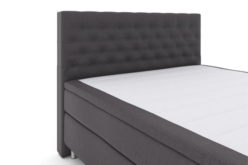 Select No 6 Kontinentalsäng 210x210 Fast/Medium Latex/Memory - Mörkgrå/Metall - Products - Möbler - Säng - Kontinentalsäng