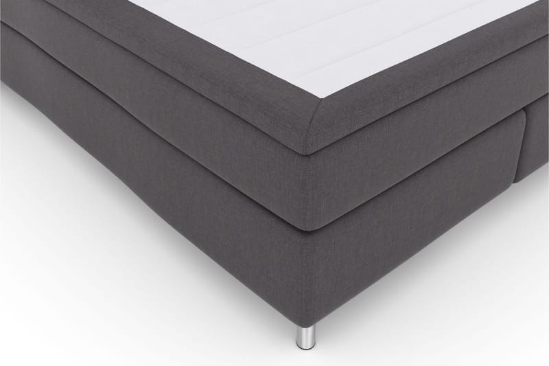 Select No 6 Kontinentalsäng 210x210 Fast/Medium Latex/Memory - Mörkgrå/Metall - Products - Möbler - Säng - Kontinentalsäng