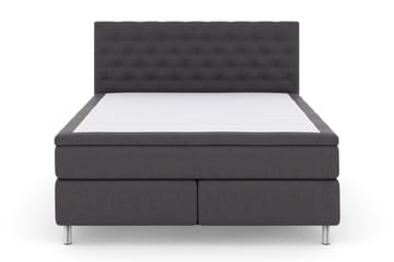 Select No 6 Kontinentalsäng 210x210 F/M Memory/Pocket - Mörkgrå/Metall - Products - Möbler - Säng - Kontinentalsäng