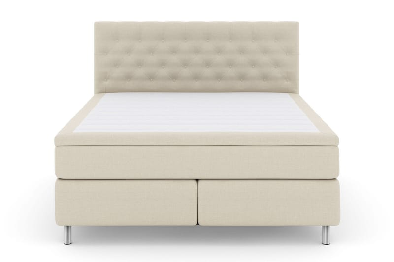 Select No 6 Kontinentalsäng 210x210 Medium Latex/Memory - Beige/Metall - Products - Möbler - Säng - Kontinentalsäng