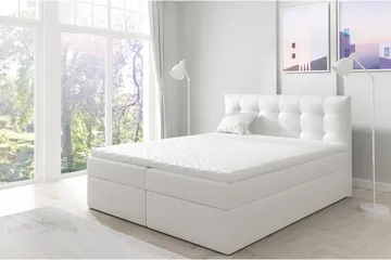 Skaftå Kontinentalsäng 140x200 - Svart/Vit - Products - Möbler - Säng - Säng med förvaring
