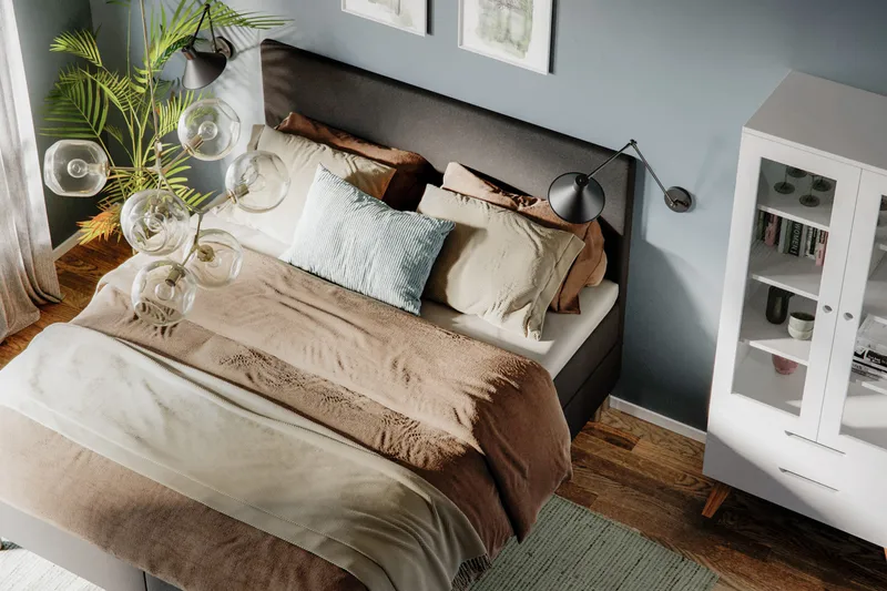 Sleepy Kontinentalsäng 180x200 cm - Svart - Products - Möbler - Säng - Kontinentalsäng