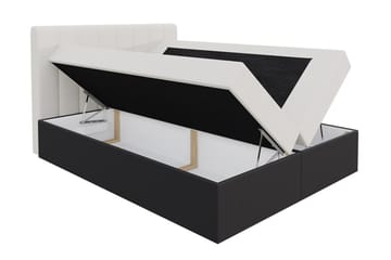 Vasil Kontinentalsäng 200x200 - Svart - Products - Möbler - Säng - Säng med förvaring