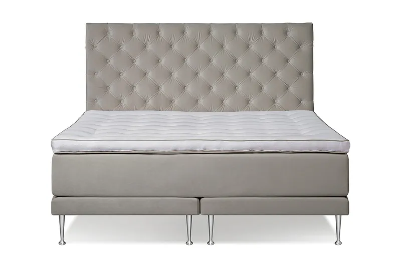 Victoria Komplett Sängpaket 160x200 - Beige - Products - Möbler - Säng - Kontinentalsäng