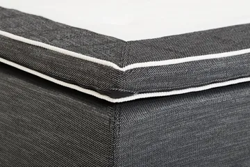 Viken Bas Ramsäng 80x200 - Ancona Grå - Products - Möbler - Säng - Enkelsäng