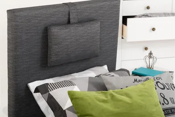 Viken Bas Rams äng 80x200 cm - Grå/Ek - Products - Möbler - Säng - Enkelsäng