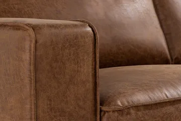 Akron 2,5-sits Soffa Bondedläder - Brun - Products - Möbler - Soffa - Skinnsoffa