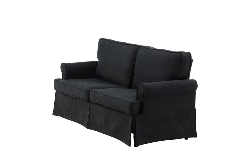 Anton 2-sits Soffa, Svart