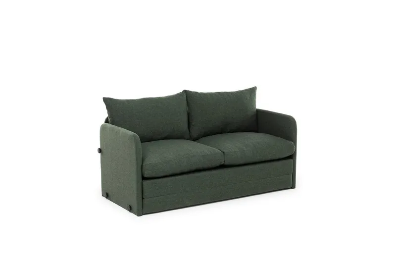 2-sits bäddsoffa Rubby (148 x 70 x 66 cm) Grön, Grön