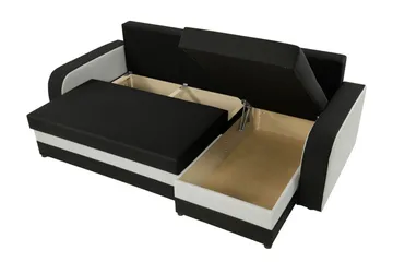 Alvared 3-sits Hörnbäddsoffa Universal - Grå - Products - Möbler - Soffa - Bäddsoffa - Bäddsoffa divan