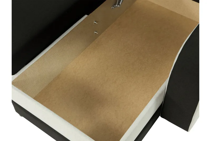 Alvared 3-sits Hörnbäddsoffa Universal - Grå/Vit - Products - Möbler - Soffa - Bäddsoffa - Bäddsoffa divan