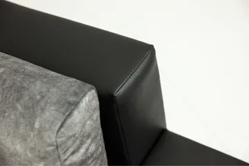 Bäddsoffa med divan - Svart - Products - Möbler - Soffa - Bäddsoffa - Bäddsoffa divan