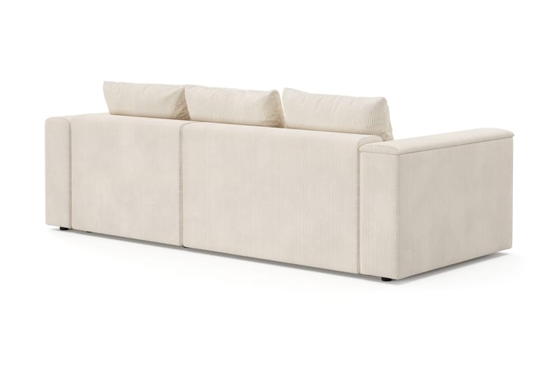 Bergen Extra Djup Framåtbäddad 3-sits Bäddsoffa med vändbar divan och förvaring i manchester - Beige - Products - Möbler - Soffa - Bäddsoffa - Bäddsoffa divan