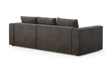 Bergen Extra Djup Framåtbäddad 3-sits Bäddsoffa med vändbar divan och förvaring i manchester - Brun - Products - Möbler - Soffa - Bäddsoffa - Bäddsoffa divan