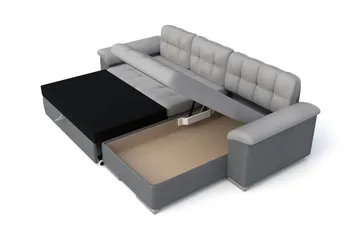 Camior 4-sits Bäddsoffa - Grå - Products - Möbler - Soffa - Bäddsoffa - Bäddsoffa divan