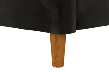 Celine 3-sits Divanbäddsoffa Sammet/Svart - Dorel Home - Products - Möbler - Soffa - Bäddsoffa - Bäddsoffa divan