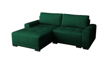 Denegal 2-sits Hörnbäddsoffa Dark green - Products - Möbler - Soffa - Bäddsoffa - Bäddsoffa divan