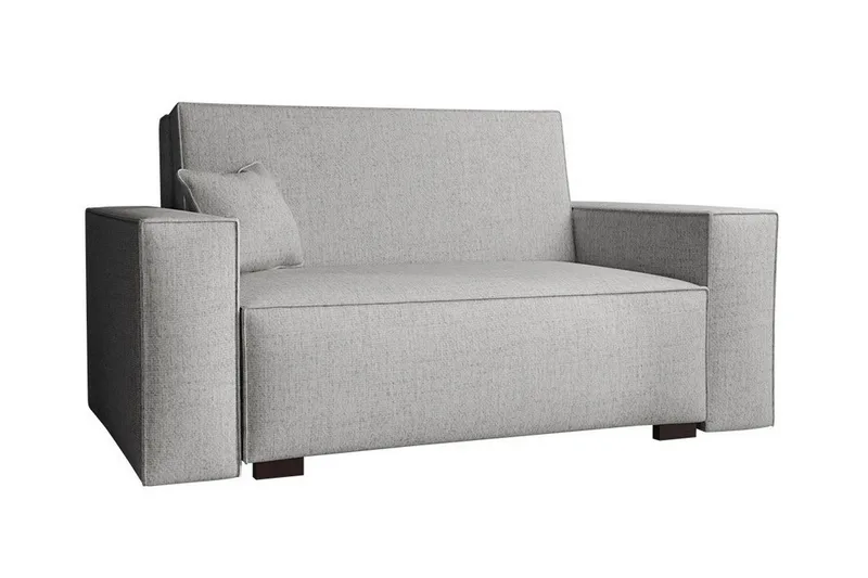 Denegal 2-sits liten bäddsoffa i Tyg, Grå