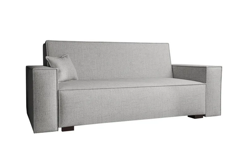 Denegal 2-sits liten bäddsoffa i Tyg, Grå