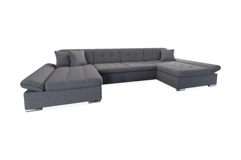 Dewitt 6-sits Bäddsoffa, Mörkgrå